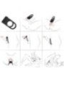 ARMONY - TWINS DOUBLE VIBRATEUR POUR COUPLES NOIR