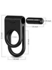 ARMONY - TWINS DOUBLE VIBRATEUR POUR COUPLES NOIR