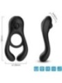 ARMONY - JOUET À ANNEAU VIBRATEUR DOUBLE VEYRON POUR COUPLES NOIR