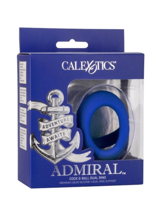 CALEXOTICS - ADMIRAL COCK BALL DOUBLE ANNEAU BLEU