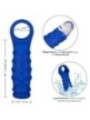 CALEXOTICS - ADMIRAL COUVERCLE DE PÉNIS EN PERLES SILICONE LIQUIDE BLEU