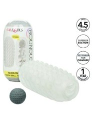 CALEXOTICS - BOUNDLESS RÉVERSIBLE SQUISHY BALL STROKE JAUNE