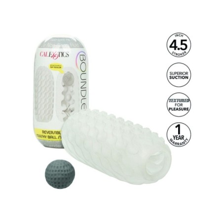 CALEXOTICS - BOUNDLESS RÉVERSIBLE SQUISHY BALL STROKE JAUNE