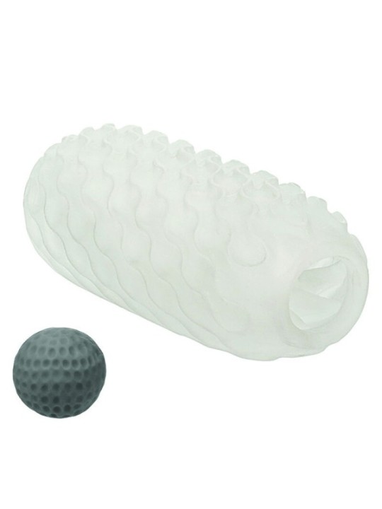 CALEXOTICS - BOUNDLESS RÉVERSIBLE SQUISHY BALL STROKE JAUNE