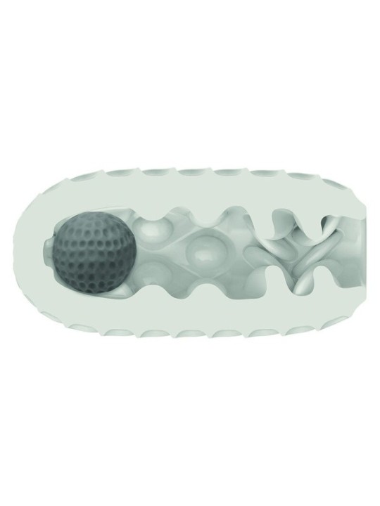 CALEXOTICS - BOUNDLESS RÉVERSIBLE SQUISHY BALL STROKE JAUNE