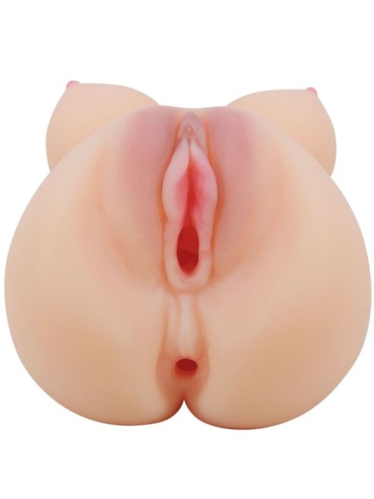 CRAZY BULL - VIBRATEUR VAGIN ET ANUS RÉALISTE HANNAH