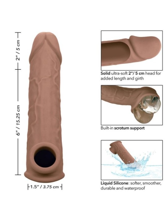 CALEXOTICS - EXTENSION PERFORMANCE MAXX LIFE-LIKE 8 PEAU MARRON