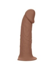 CALEXOTICS - EXTENSION PERFORMANCE MAXX RÉALISTE AVEC HARNAIS PEAU MARRON