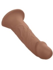CALEXOTICS - EXTENSION PERFORMANCE MAXX RÉALISTE AVEC HARNAIS PEAU MARRON