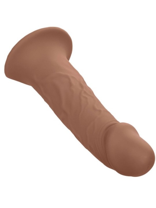 CALEXOTICS - EXTENSION PERFORMANCE MAXX RÉALISTE AVEC HARNAIS PEAU MARRON