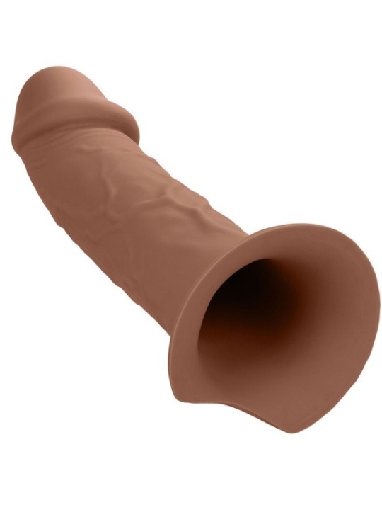 CALEXOTICS - EXTENSION PERFORMANCE MAXX RÉALISTE AVEC HARNAIS PEAU MARRON