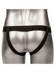 CALEXOTICS - EXTENSION PERFORMANCE MAXX RÉALISTE AVEC HARNAIS PEAU MARRON