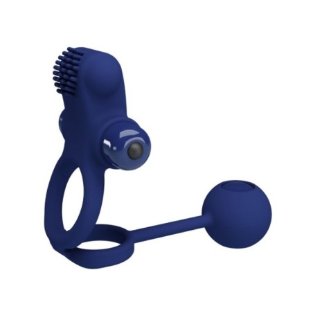 PRETTY LOVE - REMINGTON DOUBLE ANNEAU VIBRANT AVEC PLUG BLEU