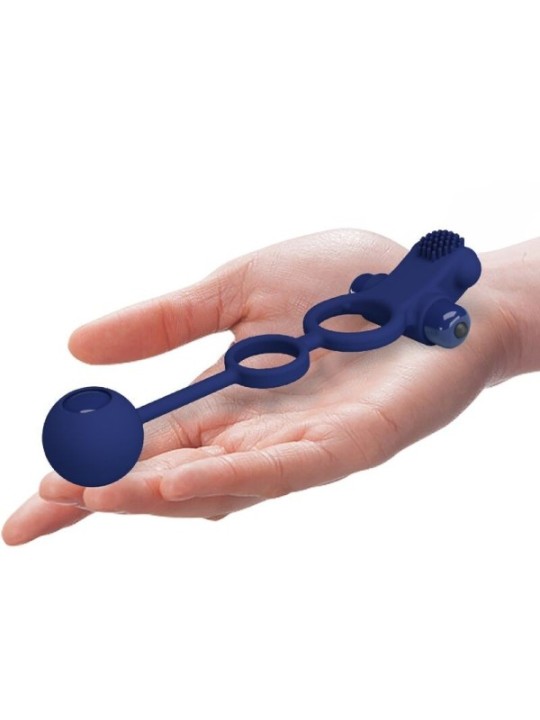 PRETTY LOVE - REMINGTON DOUBLE ANNEAU VIBRANT AVEC PLUG BLEU
