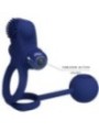 PRETTY LOVE - REMINGTON DOUBLE ANNEAU VIBRANT AVEC PLUG BLEU