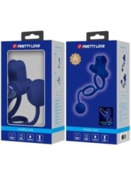 PRETTY LOVE - REMINGTON DOUBLE ANNEAU VIBRANT AVEC PLUG BLEU