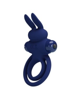 PRETTY LOVE - DAREY DOUBLE ANNEAU VIBRANT LAPIN BLEU