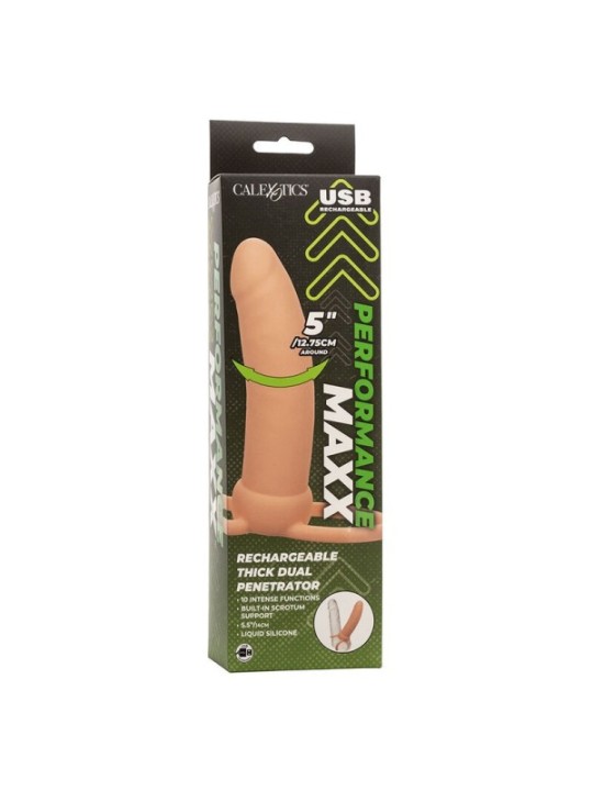 CALEXOTICS - MAXX THICK DOUBLE PÉNÉTRATEUR 10 VIBRATIONS CHAIR