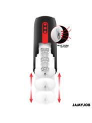 JAMYJOB - MASTURBATEUR VAGIN AUTOMATIQUE PHANTOM 5 MODES D'ASPIRATION ET DE POUSSE