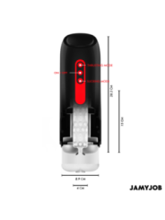 JAMYJOB - MASTURBATEUR VAGIN AUTOMATIQUE PHANTOM 5 MODES D'ASPIRATION ET DE POUSSE