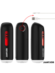 JAMYJOB - MASTURBATEUR VAGIN AUTOMATIQUE PHANTOM 5 MODES D'ASPIRATION ET DE POUSSE
