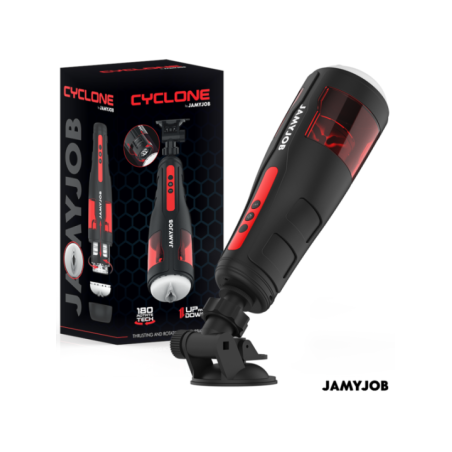 JAMYJOB - MASTURBATEUR VAGIN AUTOMATIQUE CYCLONE 10 MODES DE ROTATION ET DE POUSSÉE
