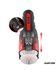 JAMYJOB - MASTURBATEUR VAGIN AUTOMATIQUE CYCLONE 10 MODES DE ROTATION ET DE POUSSÉE