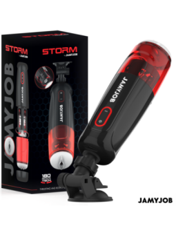 JAMYJOB - MASTURBATEUR VAGIN AUTOMATIQUE STORM 10 MODES DE ROTATION ET DE POUSSÉE
