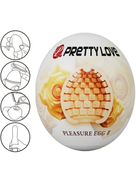 PRETTY LOVE - MASTURBATEUR POUR HOMMES CHAIR D'OEUF