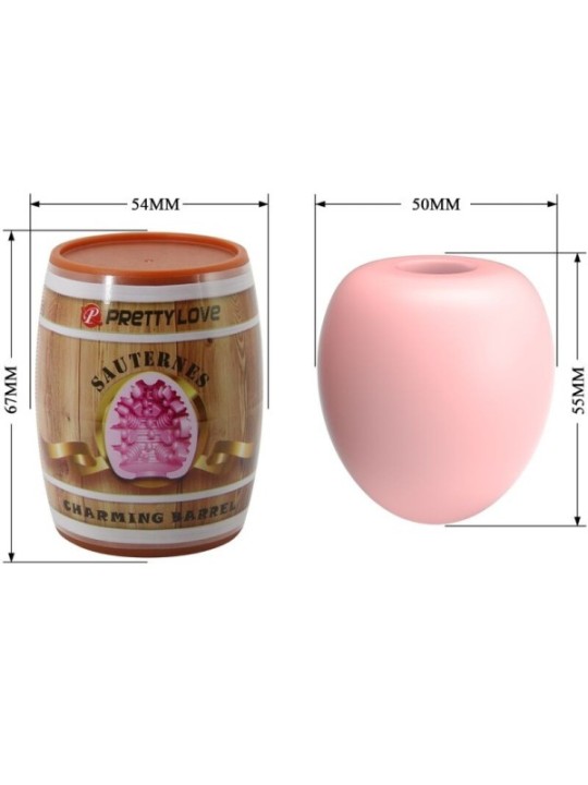 PRETTY LOVE - MASTURBATEUR POUR HOMME OEUF ROSE MODÈLE 2