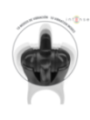 INTENSE - MABEL ANNEAU VIBRANT 10 VIBRATIONS AVEC STIMULATEUR DE CLITORIS NOIR