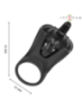 INTENSE - MABEL ANNEAU VIBRANT 10 VIBRATIONS AVEC STIMULATEUR DE CLITORIS NOIR