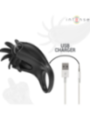 INTENSE - MABEL ANNEAU VIBRANT 10 VIBRATIONS AVEC STIMULATEUR DE CLITORIS NOIR