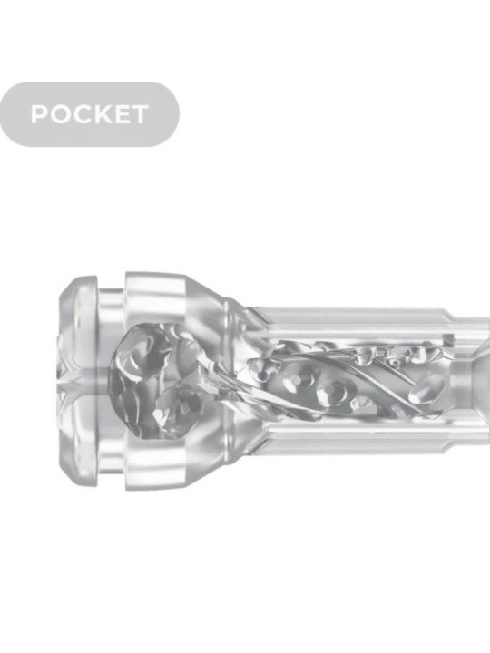 KIIROO - FEEL POCKET STROKER CRISTAL PAR KIIROO TRANSPARENT