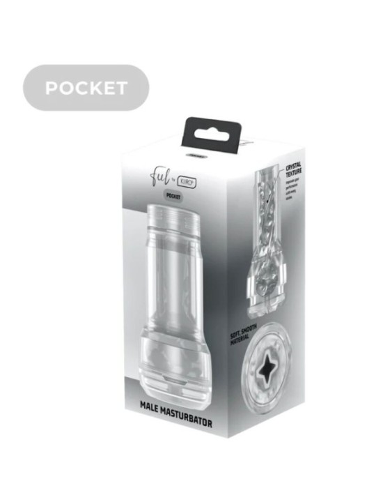 KIIROO - FEEL POCKET STROKER CRISTAL PAR KIIROO TRANSPARENT