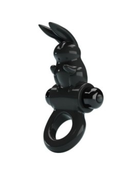 PRETTY LOVE - ANNEAU VIBRATEUR EXCITANT RABBIT 10 VIBRATIONS NOIR