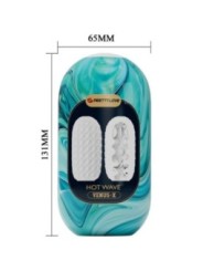 PRETTY LOVE - MASTURBATEUR POUR HOMME EN SILICONE HOT WAVE BLANC