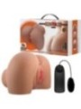 CRAZY BULL - MILA VIBRATEUR FESSIER AVEC CONTRÔLE RÉALISTE DU VAGIN ET DE L'ANUS À TÉLÉCOMMANDE
