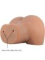 CRAZY BULL - MILA VIBRATEUR FESSIER AVEC CONTRÔLE RÉALISTE DU VAGIN ET DE L'ANUS À TÉLÉCOMMANDE