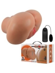 CRAZY BULL - LUNA VIBRATEUR FESSIER AVEC CONTRÔLE RÉALISTE DU VAGIN ET DE L'ANUS À TÉLÉCOMMANDE