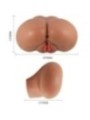 CRAZY BULL - LUNA VIBRATEUR FESSIER AVEC CONTRÔLE RÉALISTE DU VAGIN ET DE L'ANUS À TÉLÉCOMMANDE