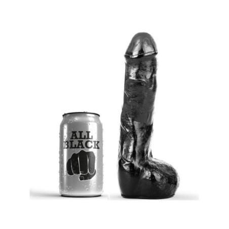 ALL BLACK - PENE ANAL RÉALISTE 20 CM