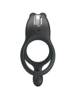 PRETTY LOVE - SETH DOUBLE ANNEAU VIBRANT LAPIN 7 VIBRATIONS NOIR