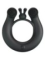 PRETTY LOVE - ANNEAU VIBRANT DAHLIA + STIMULATEUR DE CLITORIS 12 VIBRATIONS NOIR