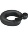PRETTY LOVE - ANNEAU VIBRANT DAHLIA + STIMULATEUR DE CLITORIS 12 VIBRATIONS NOIR