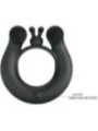 PRETTY LOVE - ANNEAU VIBRANT DAHLIA + STIMULATEUR DE CLITORIS 12 VIBRATIONS NOIR