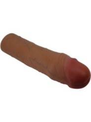 PRETTY LOVE - MANCHON DE PÉNIS CHANE AVEC EXTENSION DE 5 CM MULÂTRE