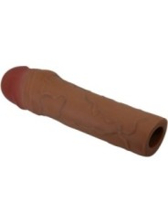 PRETTY LOVE - MANCHON DE PÉNIS CHANE AVEC EXTENSION DE 5 CM MULÂTRE