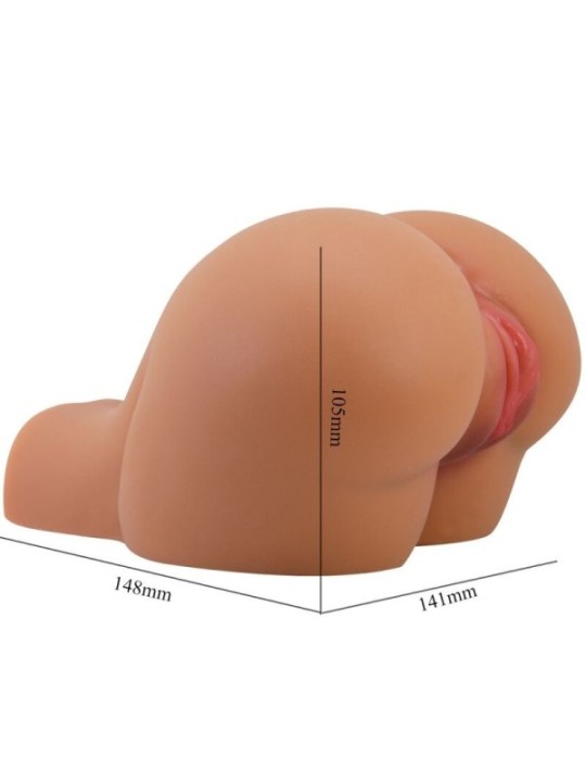 CRAZY BULL - VIBRATEUR KYLIE ASS AVEC TÉLÉCOMMANDE RÉALISTE VAGIN ET ANUS