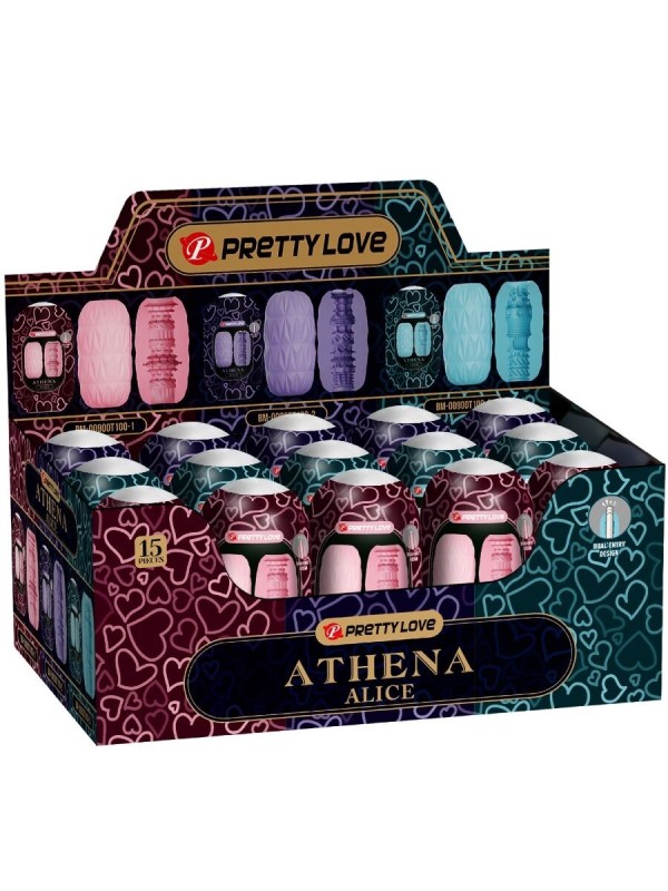 PRETTY LOVE - ATHENA ALICE PACK 15 MASTURBATEURS MASCULINS DIVERS
